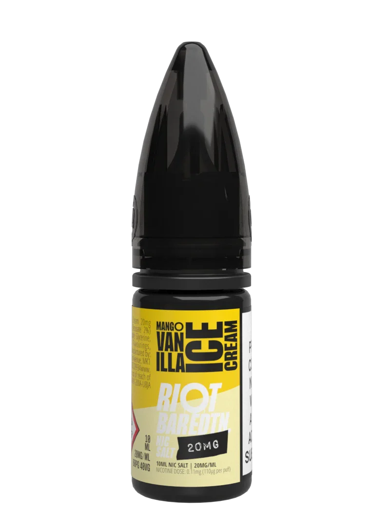 Riot Squad Bar Edtn Mango Vanilla Ice Cream e-liquide 10ml 10mg