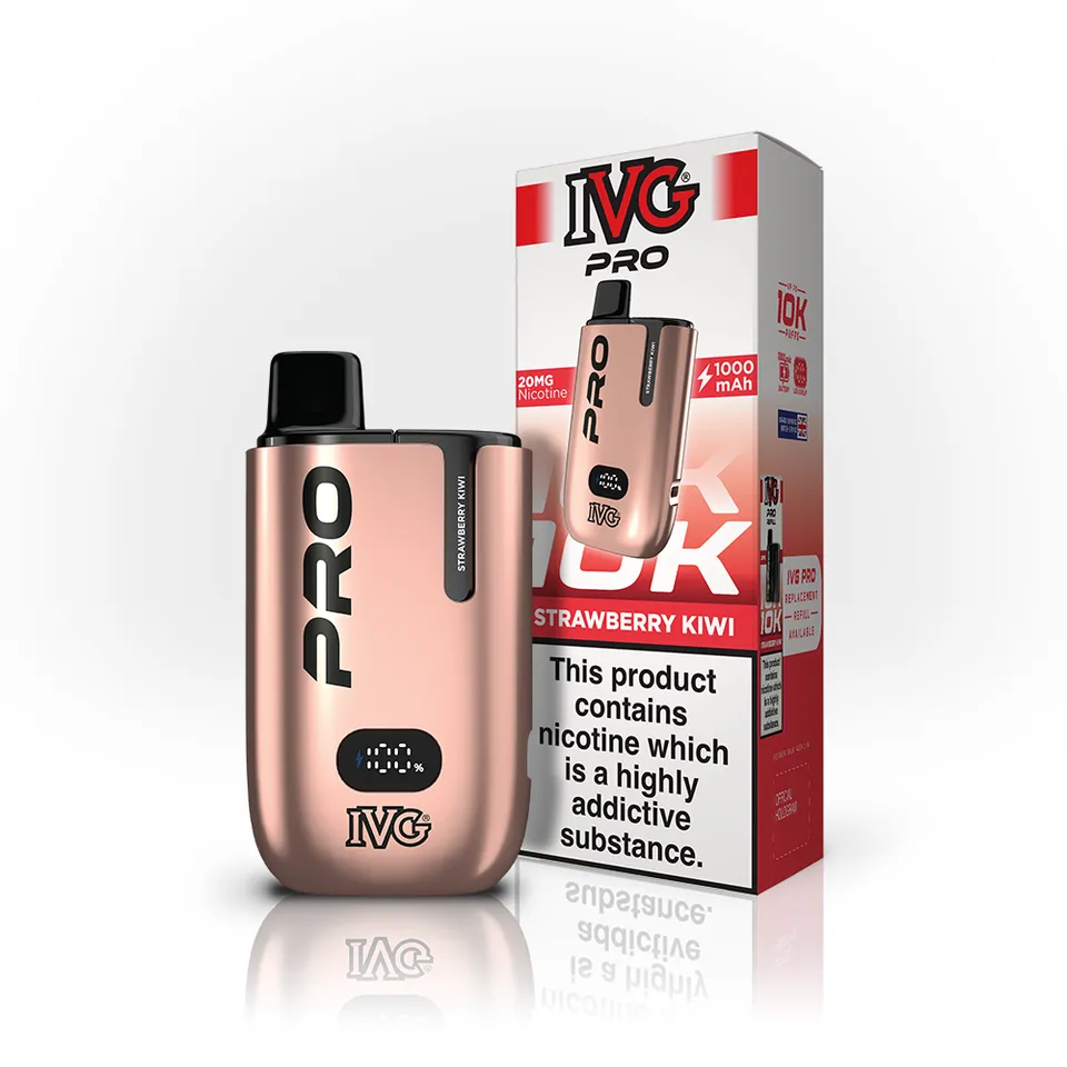IVG PRO 10K Strawberry Kiwi kit pod rechargeable 20mg