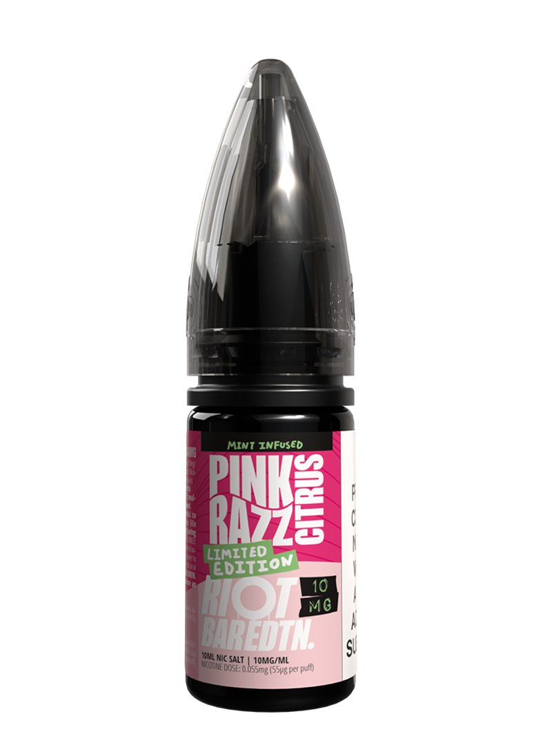 Riot Squad Bar Edtn Pink Razz Citrus e-liquide 10mg 10ml framboise