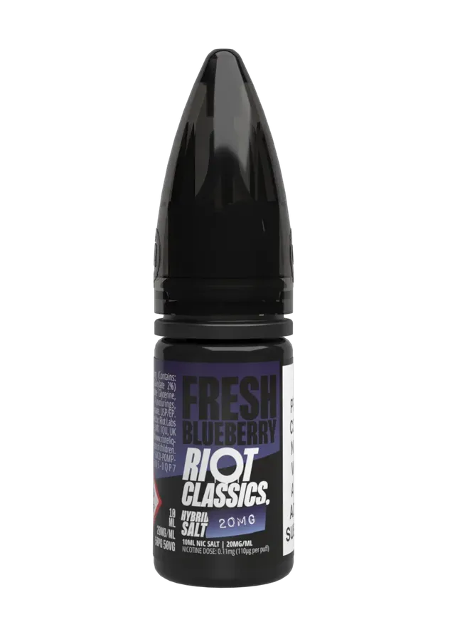 Riot Squad Classics Salt Fresh Blueberry e-liquide 10ml 10mg