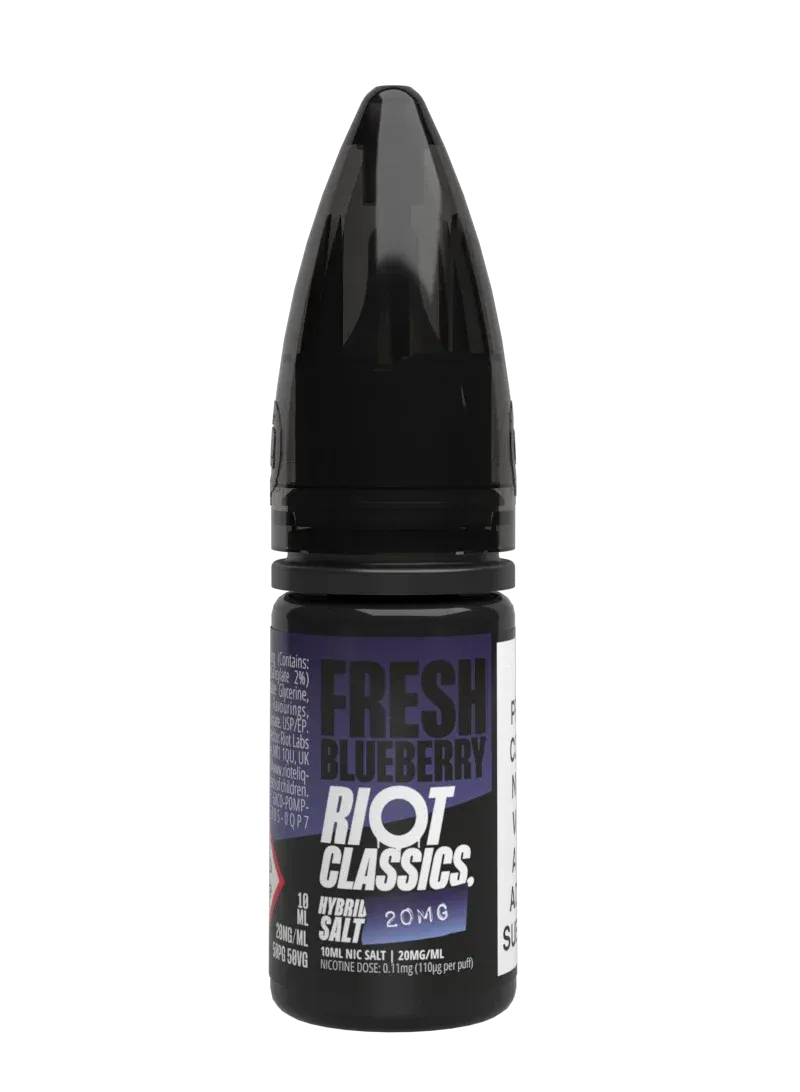 Riot Squad Classics Salt Fresh Blueberry e-liquide 10ml 10mg