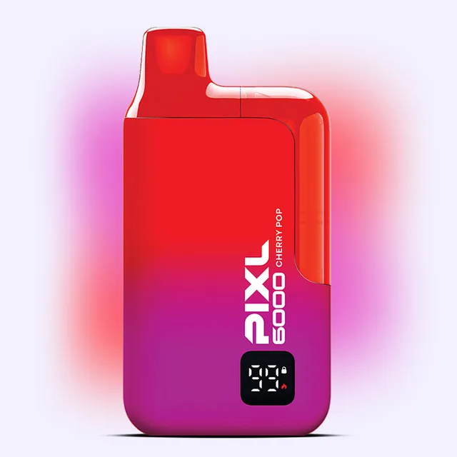 Pixl 6000 Cherry Pop puff rechargeable 20mg cerise bonbon