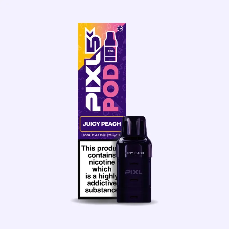 PIXL 5K Juicy Peach pods préremplis 20mg pêche x2