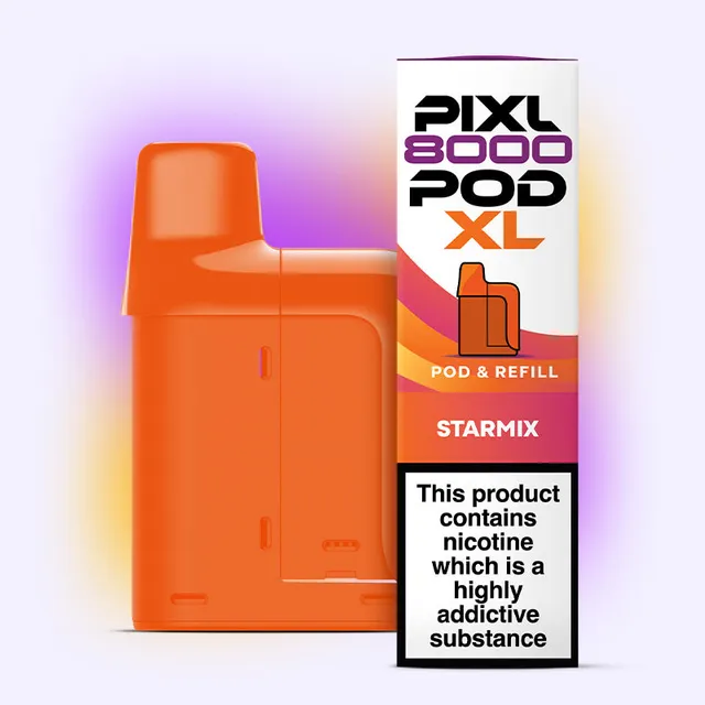 PIXL 8000 Starmix Grape Peach Pod menthol 20mg 8000 puffs