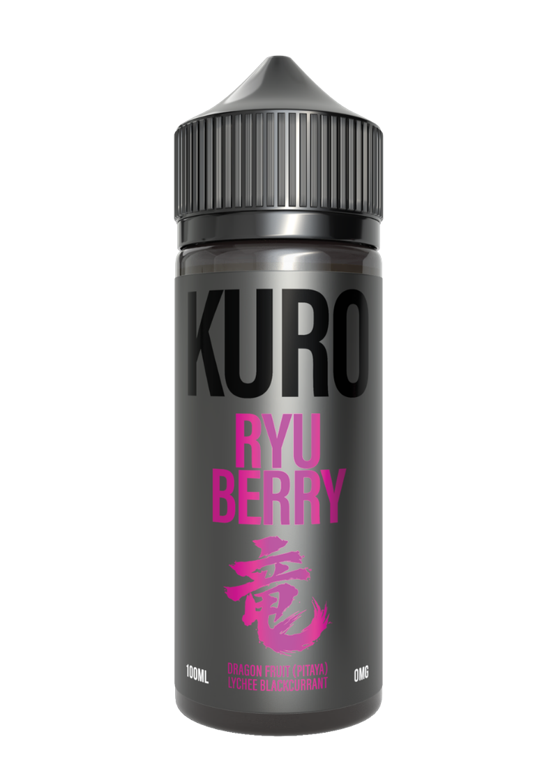 Riot Squad Kuro Ryu Berry E-liquide Shortfill 50ml 0mg Fruits