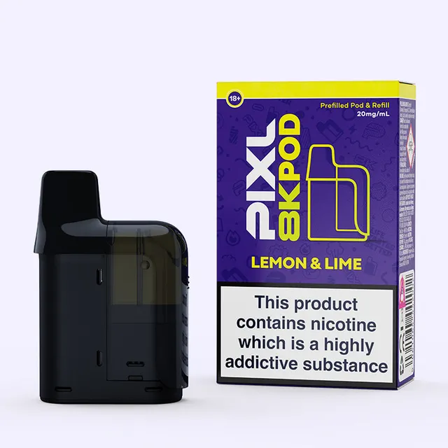 PIXL 8000 Pod puff Lemon & Lime 20mg