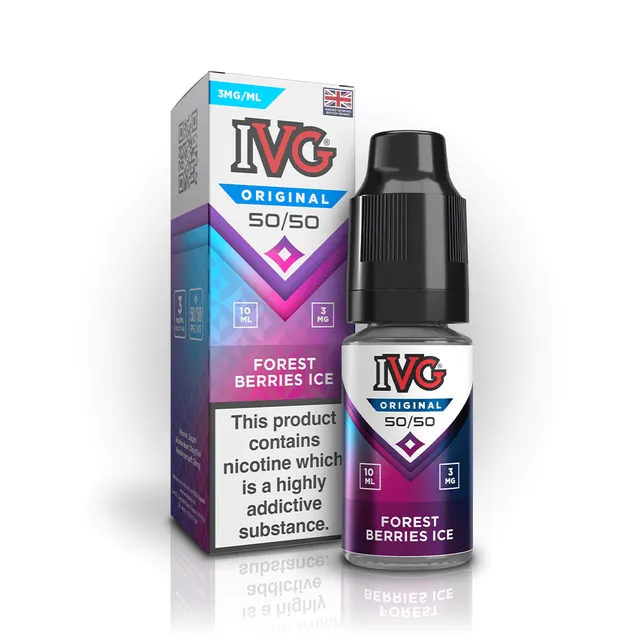 IVG Original 50:50 Forest Berries Ice e-liquide 10ml 3mg frais