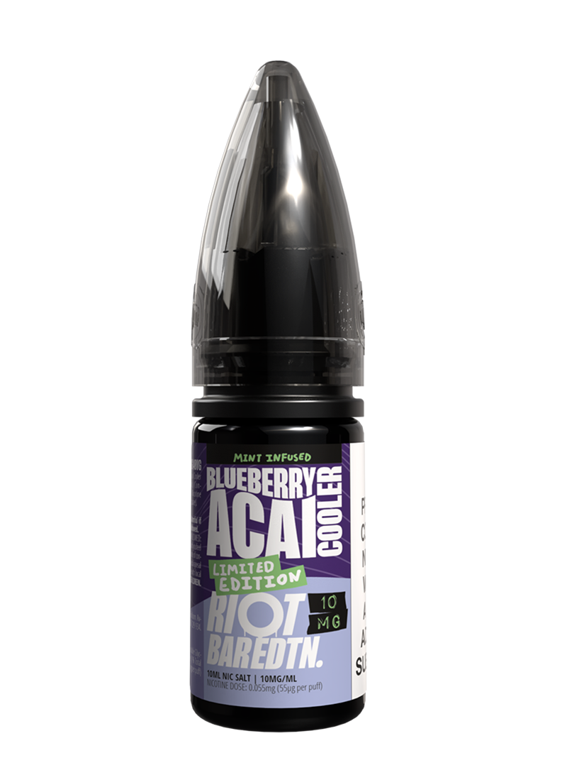 Riot Squad BAR EDTN Blueberry Acai Cooler e-liquide 10ml 10mg