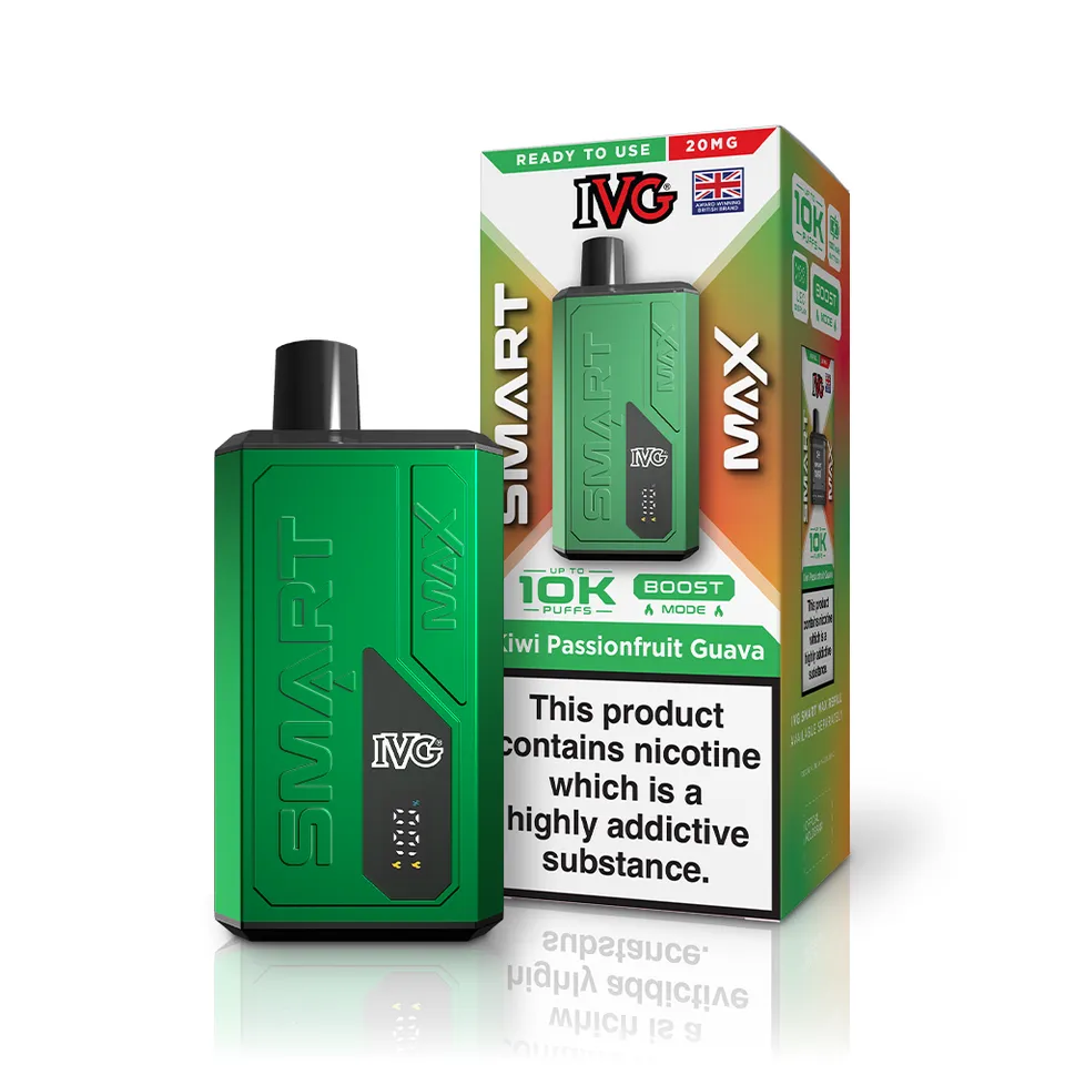 IVG Smart Max kit pod kiwi passion goyave 20mg 12ml 10000