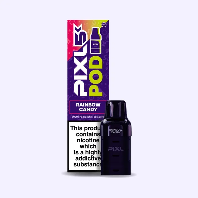 Pixl 5K Rainbow Candy Pod rechargeable 20mg bonbon