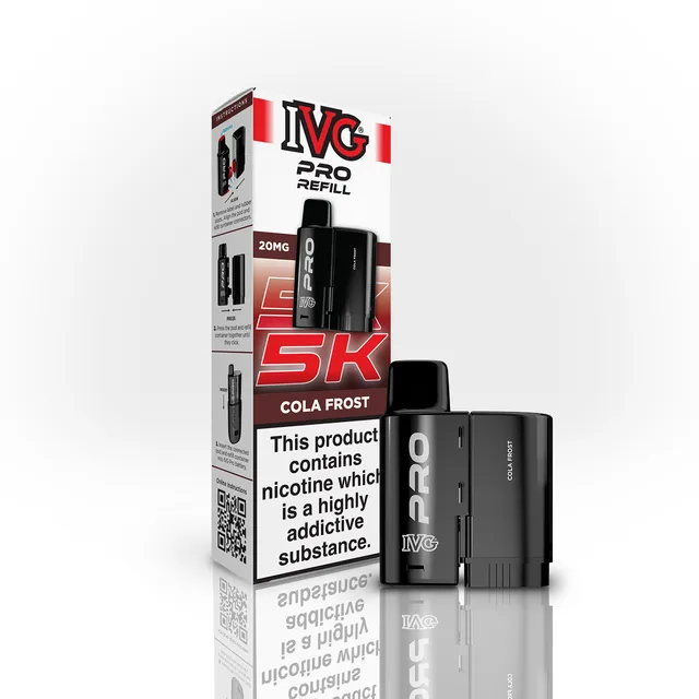 IVG Pro 5K pod prérempli Cola Frost 20mg 6ml 5000 bouffées