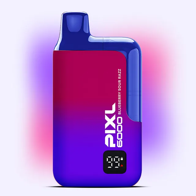 PIXL 6000 Blueberry Sour Razz puff rechargeable 20mg