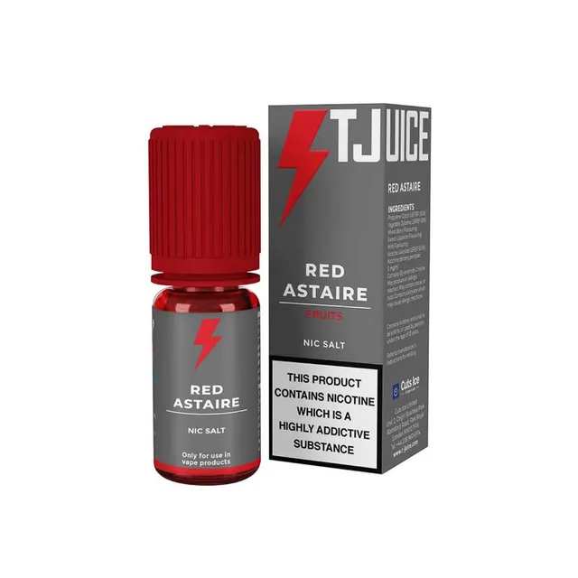 TJuice Red Astaire sel nicotine 10ml 10mg fruits
