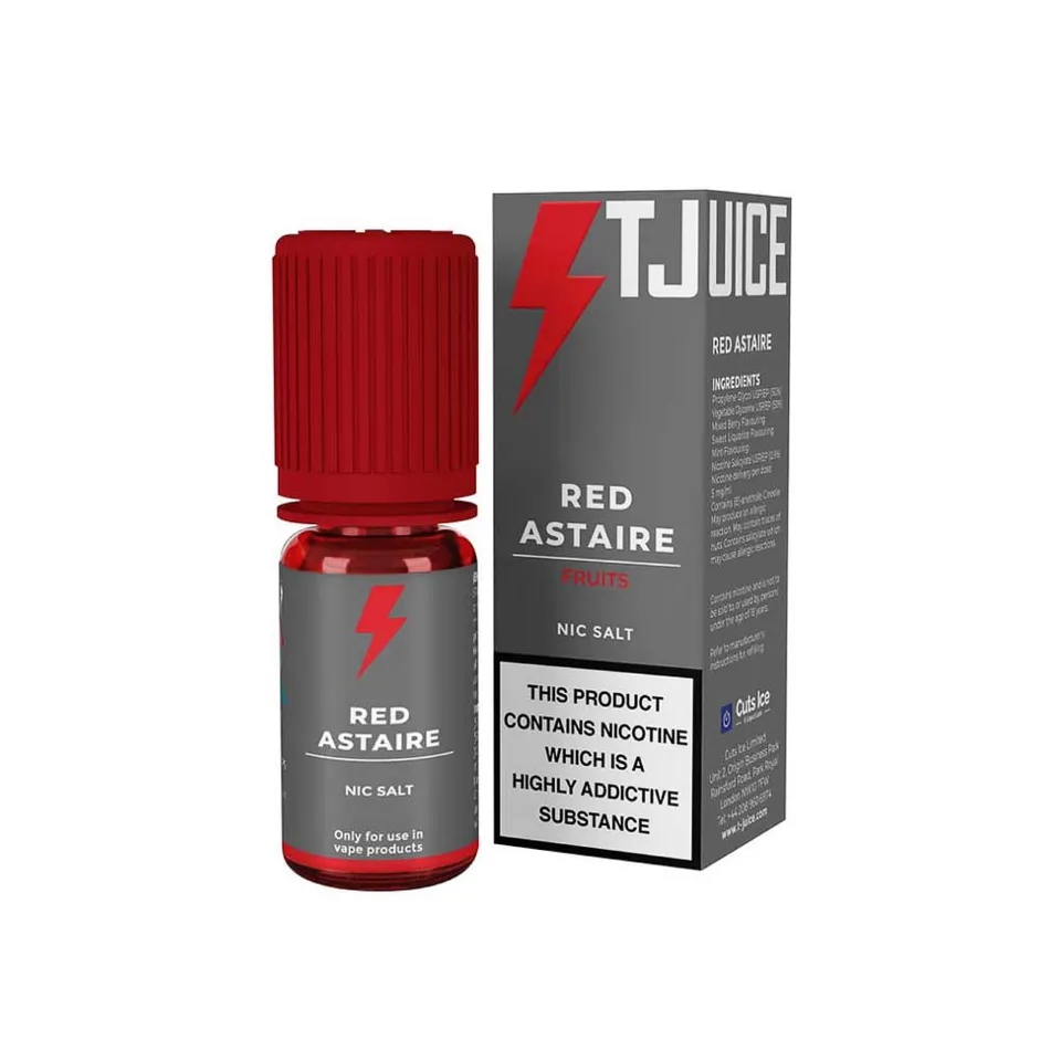 TJuice Red Astaire sel nicotine 10ml 10mg fruits