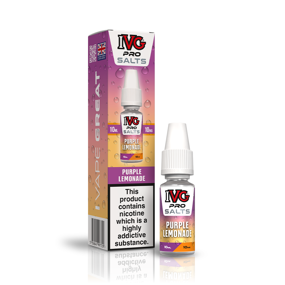 IVG Pro Salts e-liquide Purple Lemonade 10ml 10mg/20mg 50/50