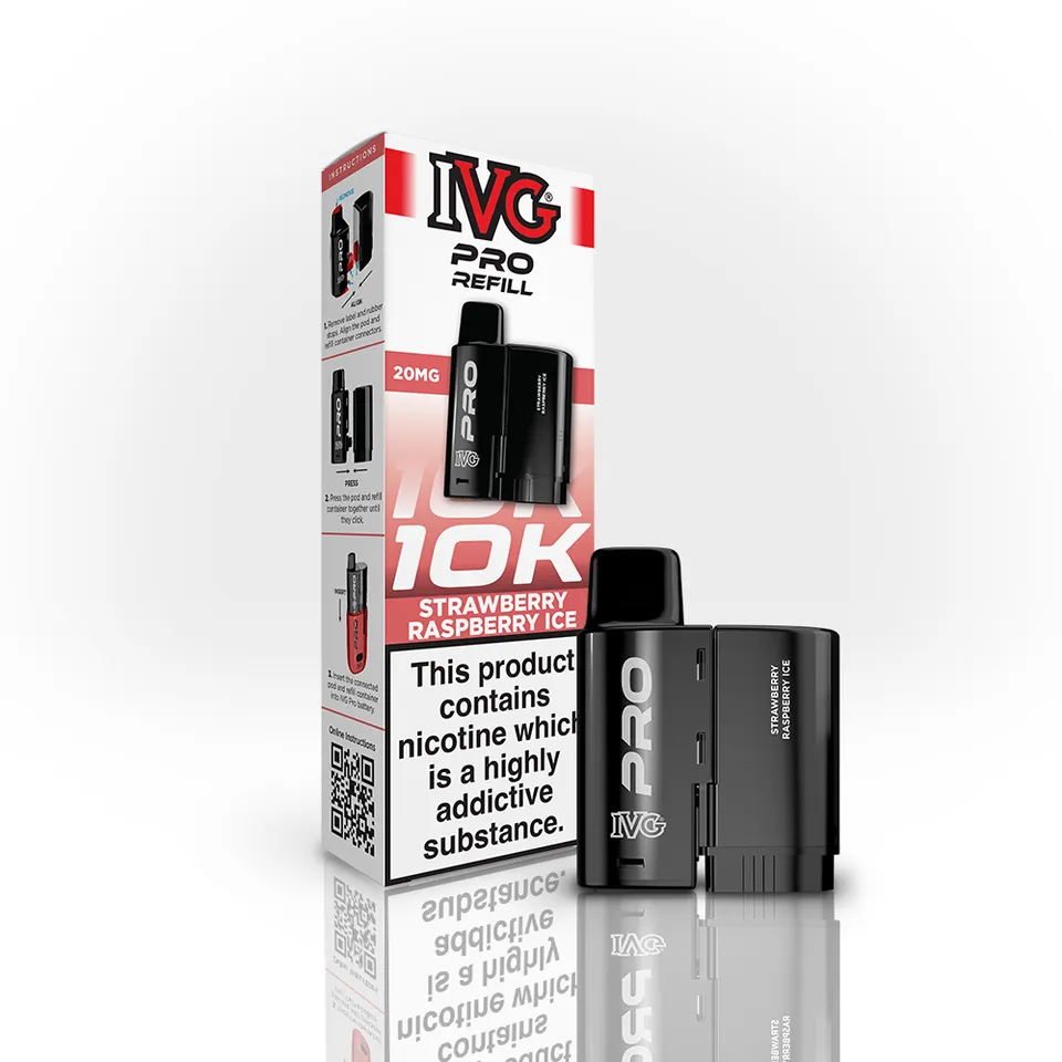 IVG PRO Strawberry Raspberry Ice pod 20mg 12ml