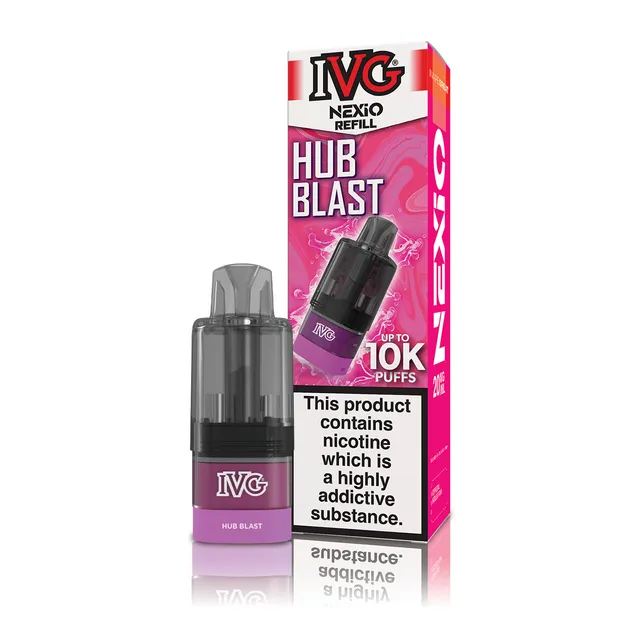IVG NEXiO Hub Blast pod prérempli 10ml 20mg bubblegum