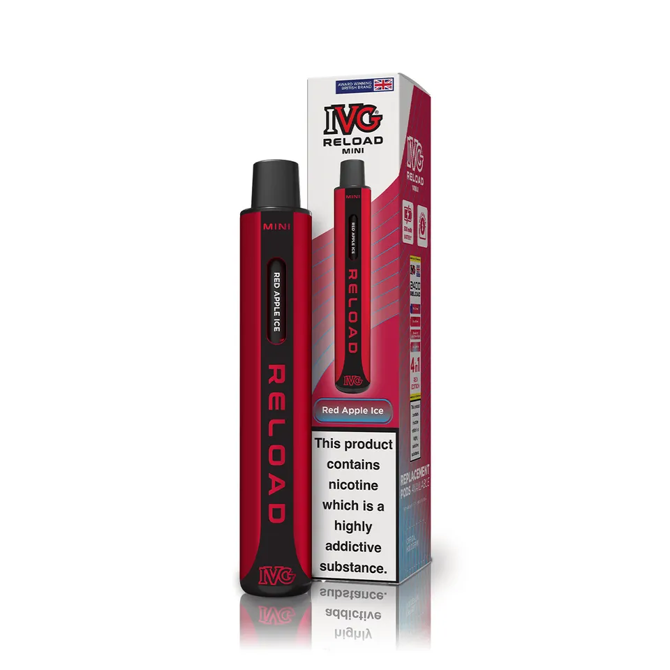 IVG Reload Mini Red Apple Ice kit pod rechargeable 20mg