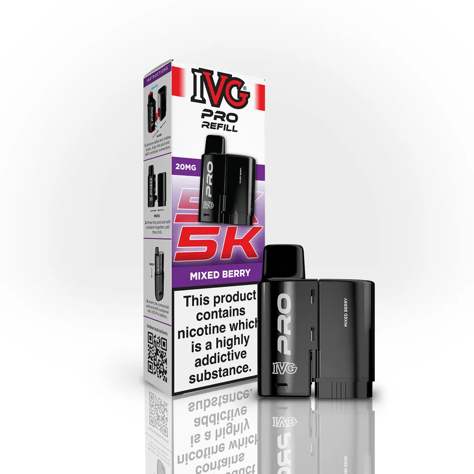 IVG PRO 5K Mixed Berry pod 20mg 2ml+4ml fruits rouges