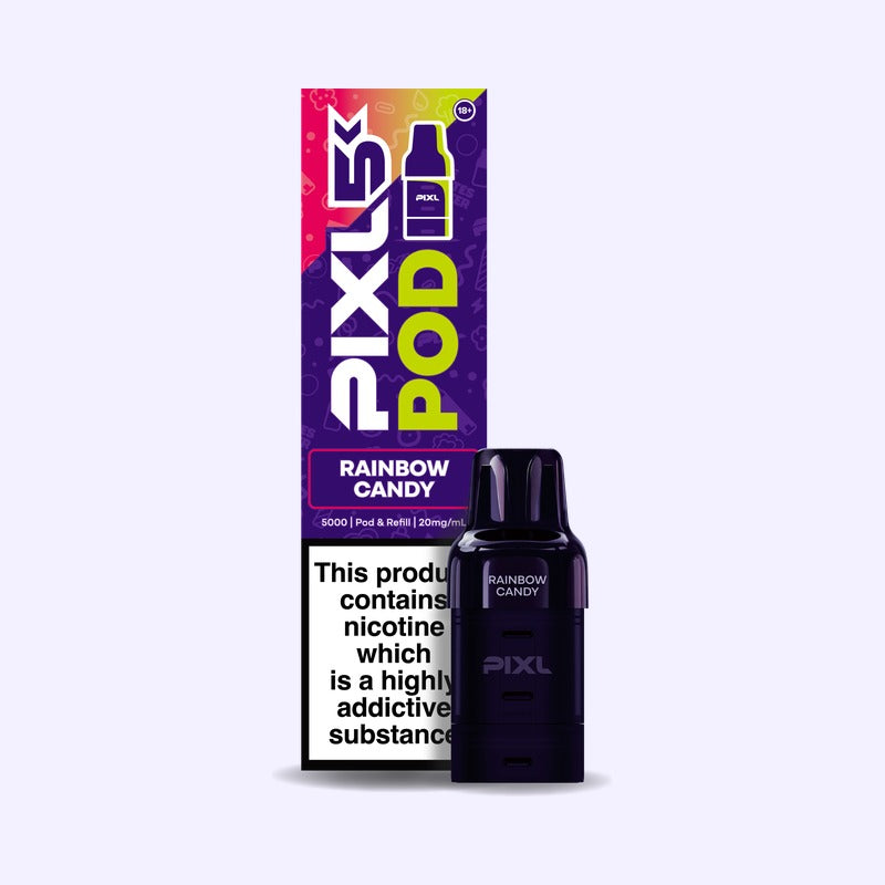 Pixl 5K Rainbow Candy Pod rechargeable 20mg bonbon