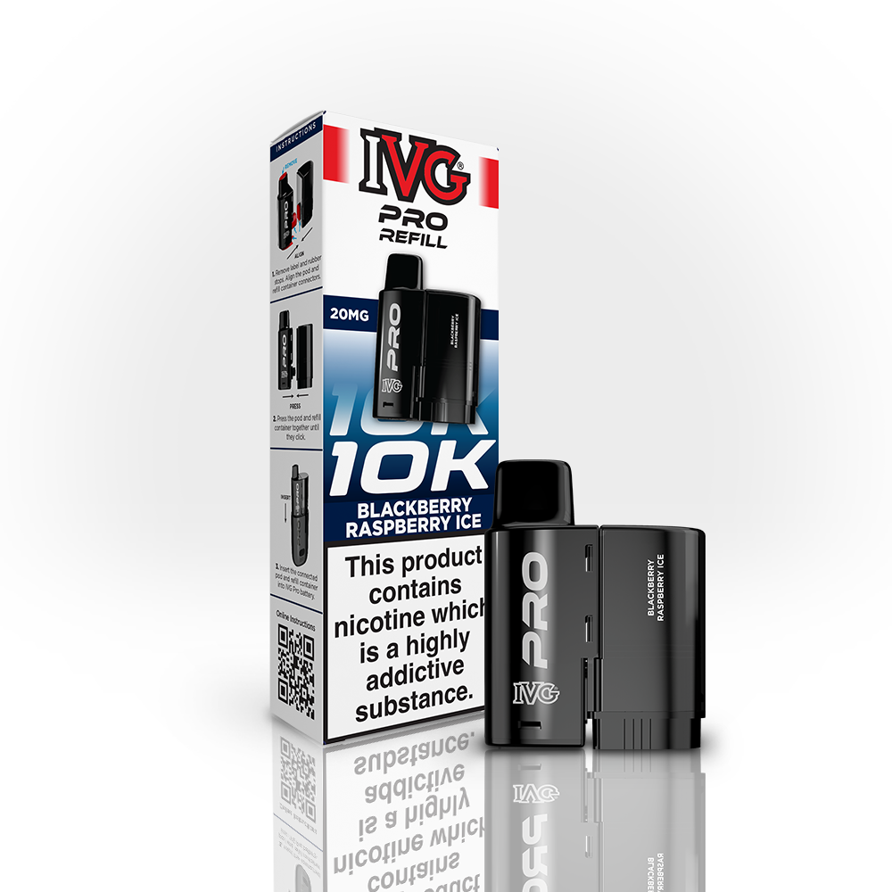 IVG Pro Blackberry Raspberry Ice Pod Recharge 20mg 12ml