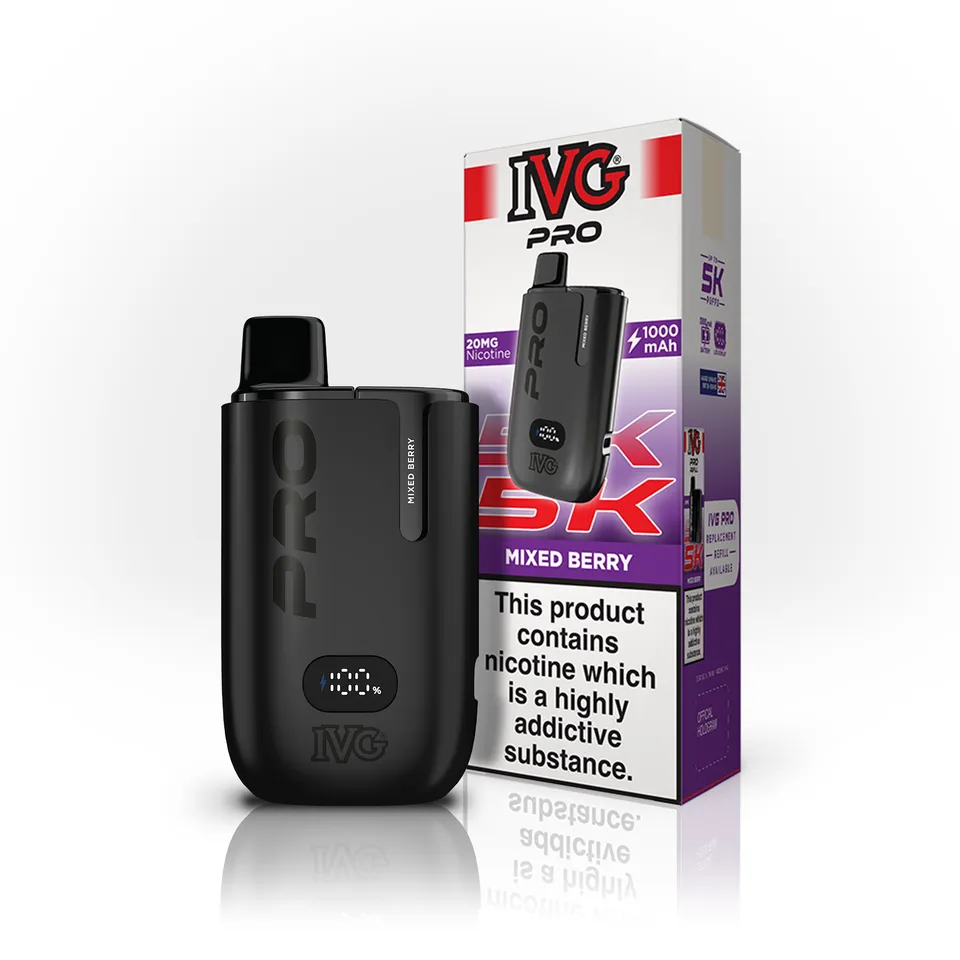 IVG PRO 5K Mixed Berry kit pod rechargeable 20mg 6ml