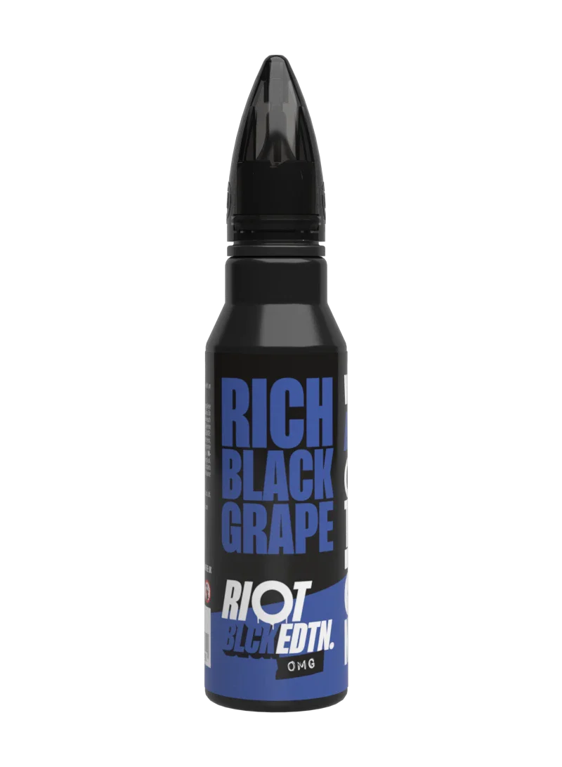 Riot Squad BLCK EDTN Raisin Noir e-liquide 2x50ml menthe