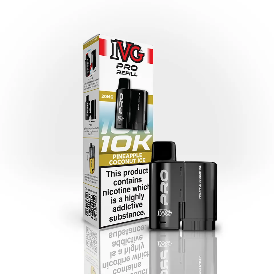 IVG Pro 10K Pineapple Coconut Ice pod rechargeable 20mg