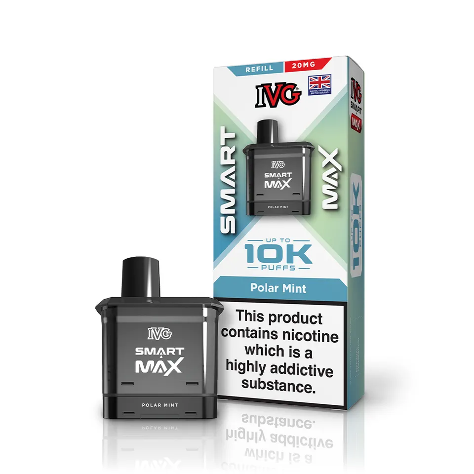 IVG Smart Max Pod Polar Mint 20mg recharge 2ml+10ml