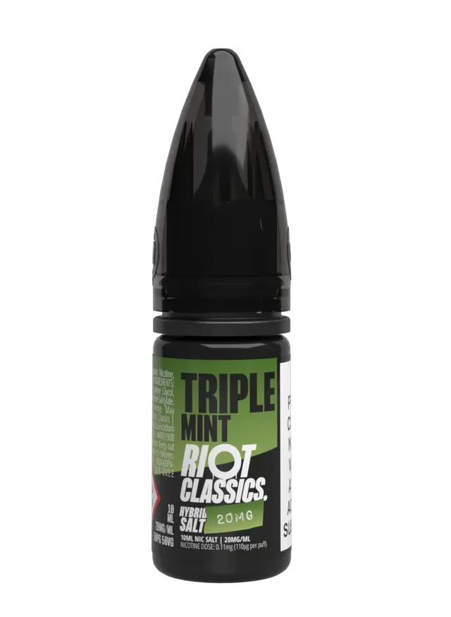 Riot Squad Classics Salt Triple Mint e-liquide 10ml 10mg menthe