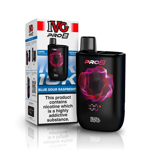IVG Pro 2 10K Kit Pod Framboise Bleue 12ml