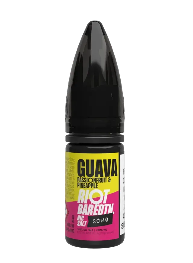 Riot Squad Bar EDTN Guava Passionfruit e-liquide 10ml 10mg tropical