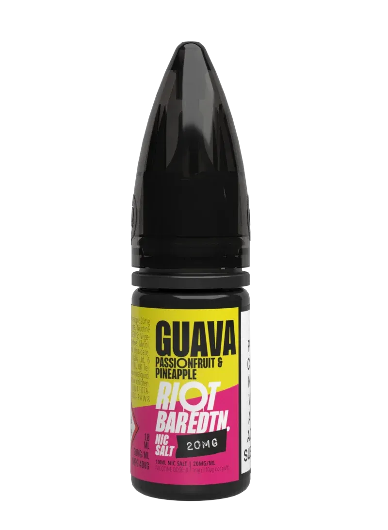 Riot Squad Bar EDTN Guava Passionfruit e-liquide 10ml 10mg tropical