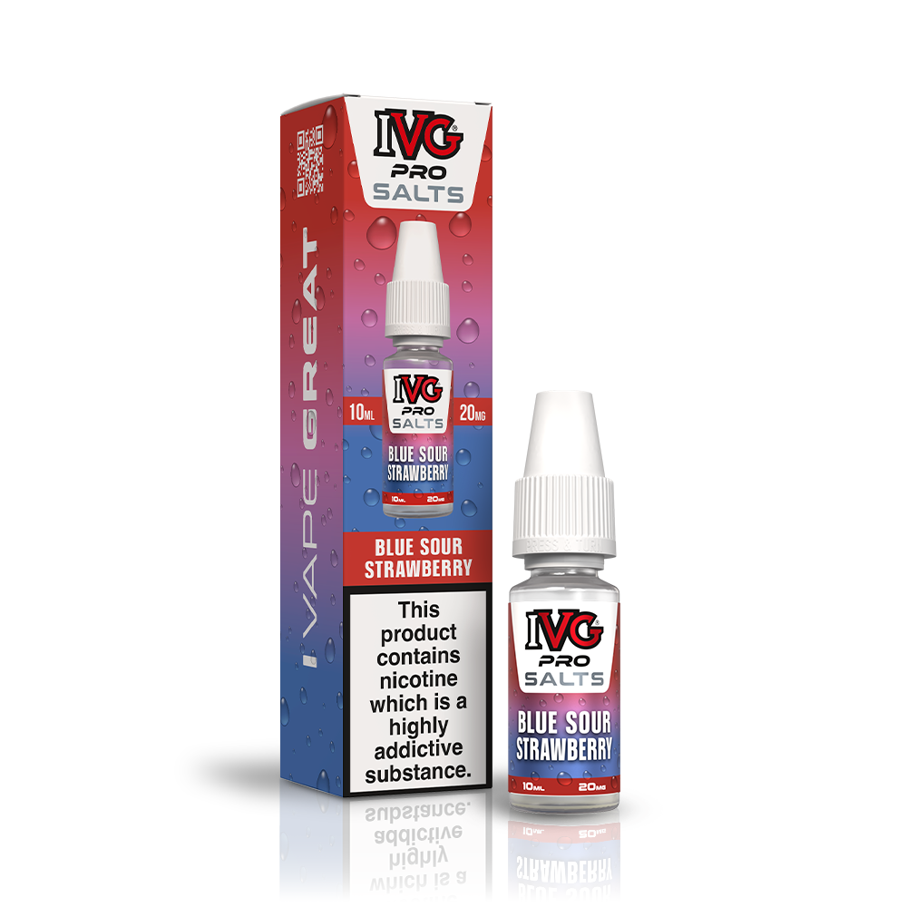 IVG Pro Salts Blue Sour Strawberry e-liquide 10ml fraise 10mg 20mg