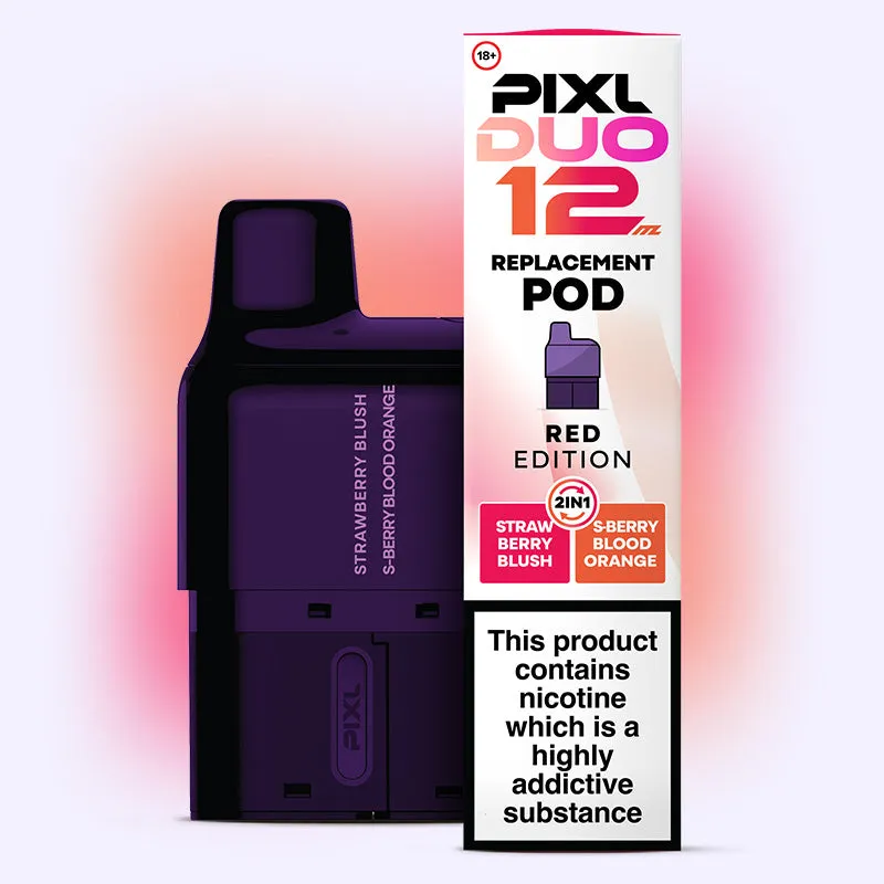 PIXL Duo 12 Red Edition pod double parfum 20mg fraise