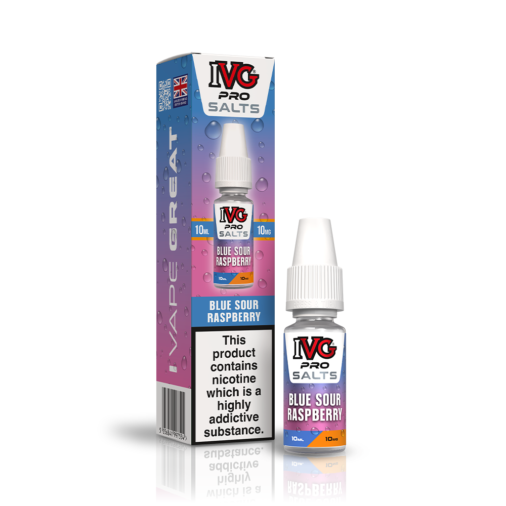 IVG Pro Salts e-liquide blue sour raspberry 20mg 10ml