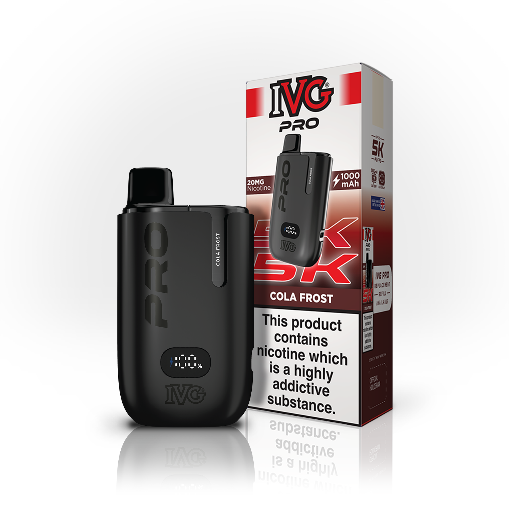 IVG PRO 5K Cola Frost kit pod rechargeable 20mg