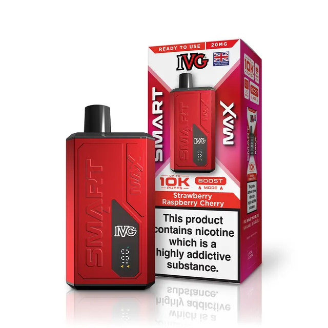 IVG SMART MAX Strawberry Raspberry Cherry Kit Pod 12ml 20mg