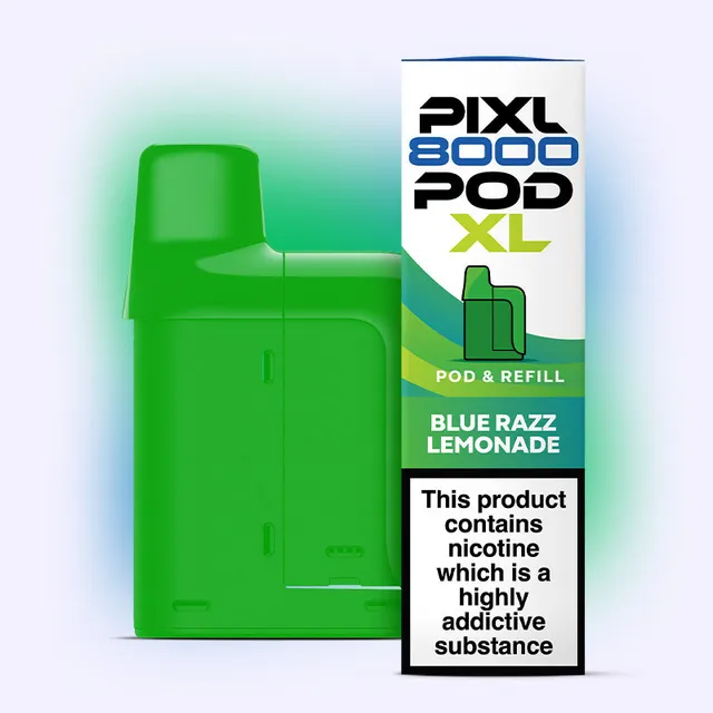 Pixl 8000 Blue Razz Lemonade pod rechange 20mg
