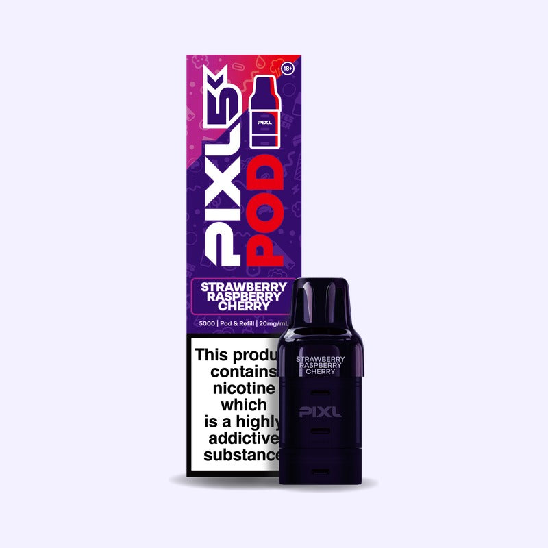 Pixl 5K Pod Strawberry Raspberry Cherry 20mg 6ml